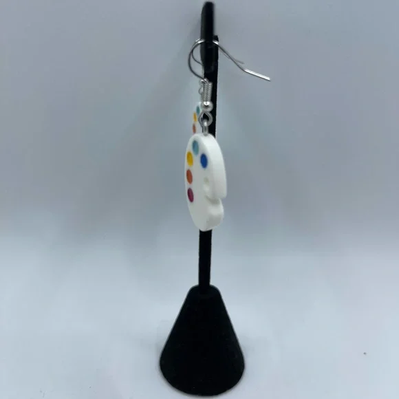 3 for $20 Fun Painters Pallet Dangle Earrings “You Pick 3” - Picture 5 of 8